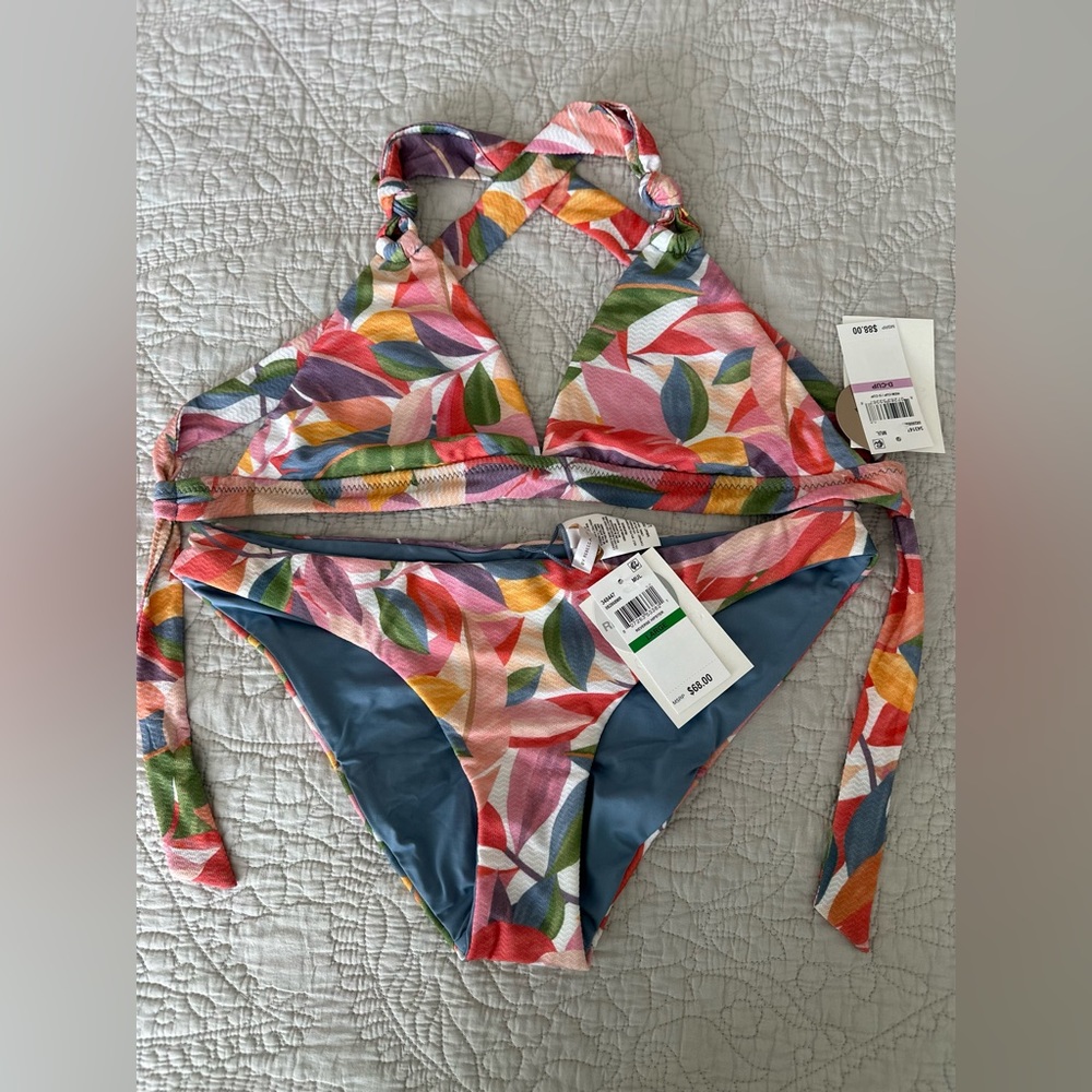 🏝️ Becca by Rebecca Virtue Bora Bora Bikini - Top D-cup, Bottom Large